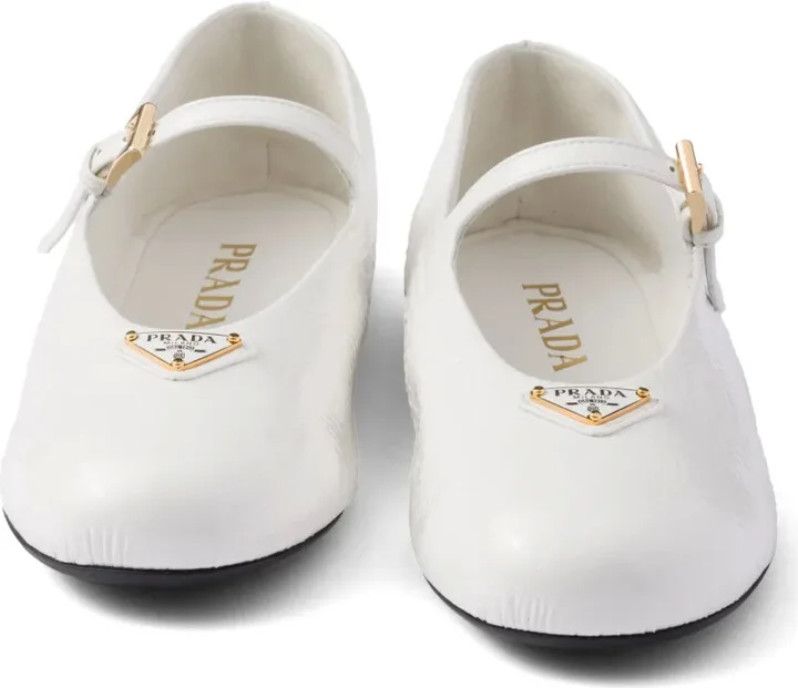 Leather Ballerina Shoes - Image 4