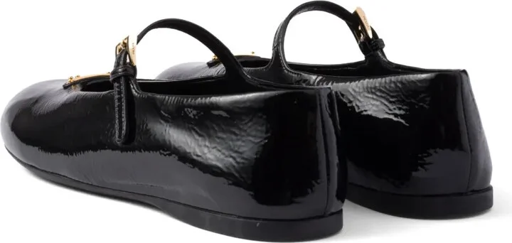 Leather Ballerina Shoes - Image 3