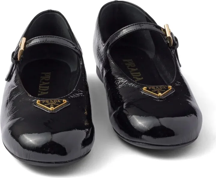 Leather Ballerina Shoes - Image 4