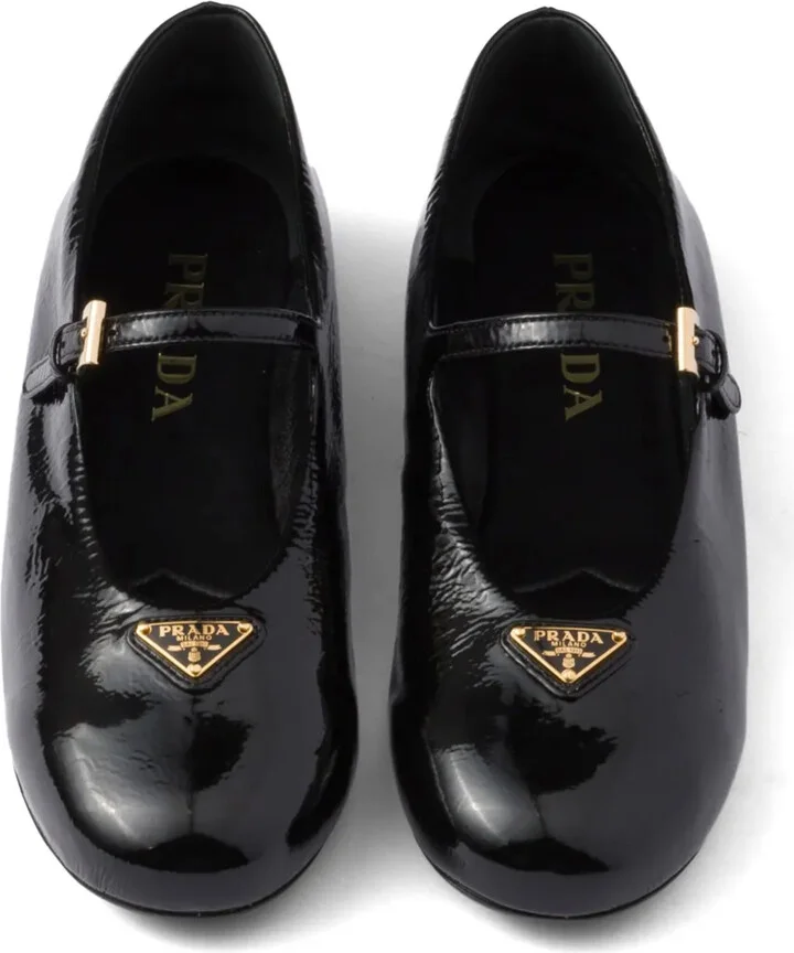 Leather Ballerina Shoes - Image 5