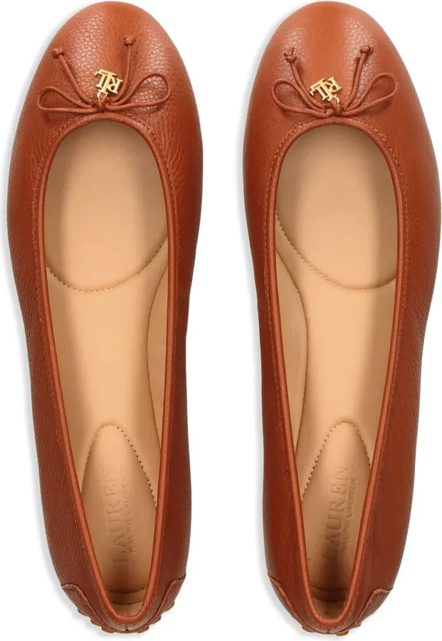 Leather Ballerina Shoes - Image 4