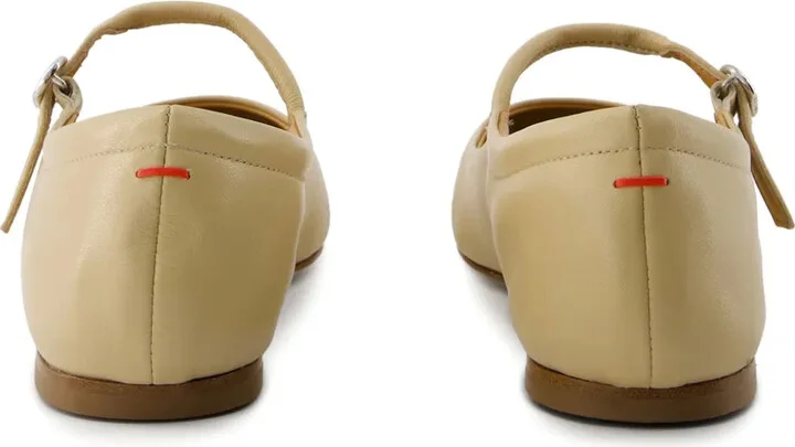 Leather Ballerina Shoes - Image 3