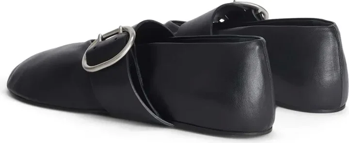 Leather Ballerina Shoes - Image 3