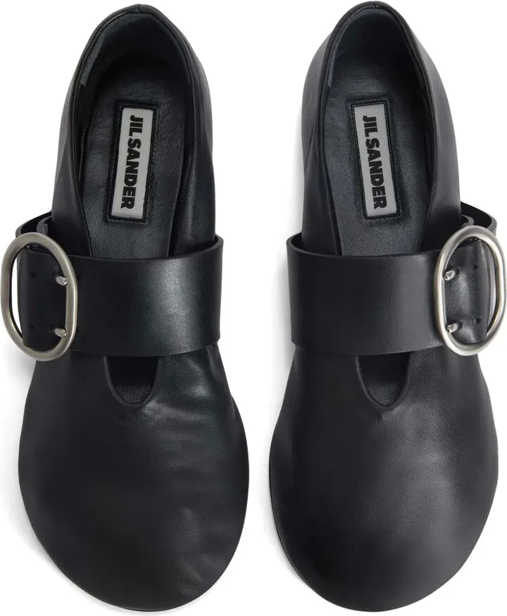 Leather Ballerina Shoes - Image 4