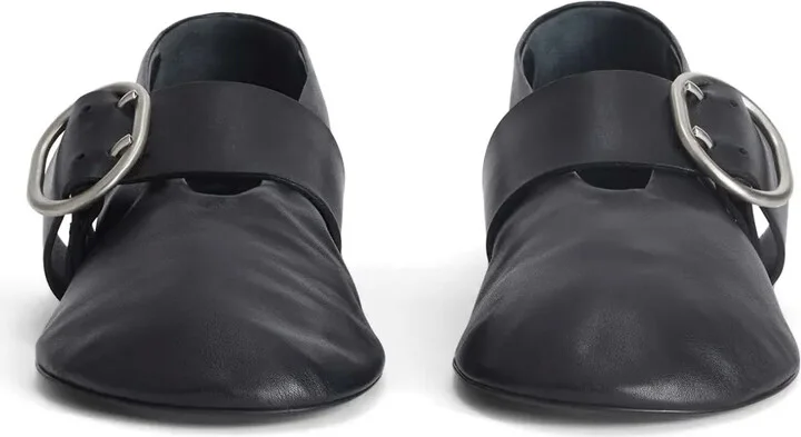 Leather Ballerina Shoes - Image 5