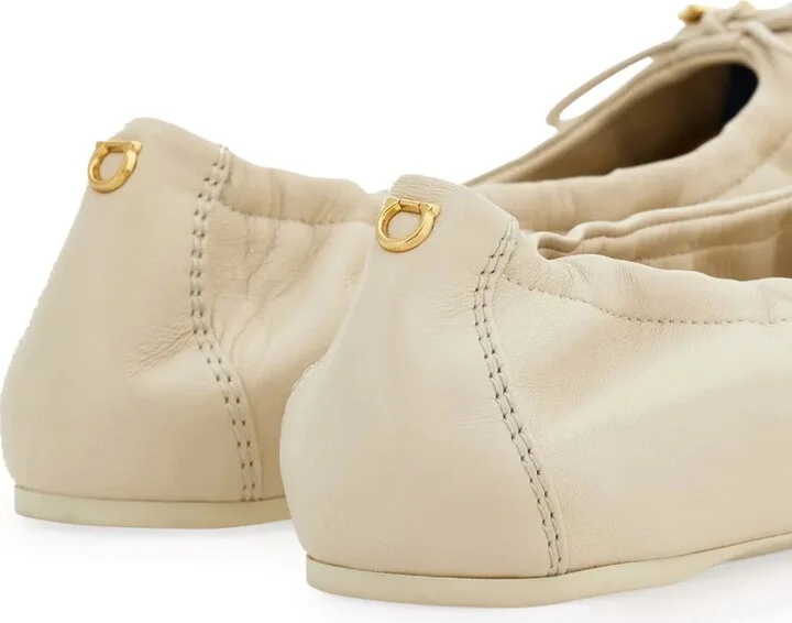 Leather Ballerina Shoes - Image 3