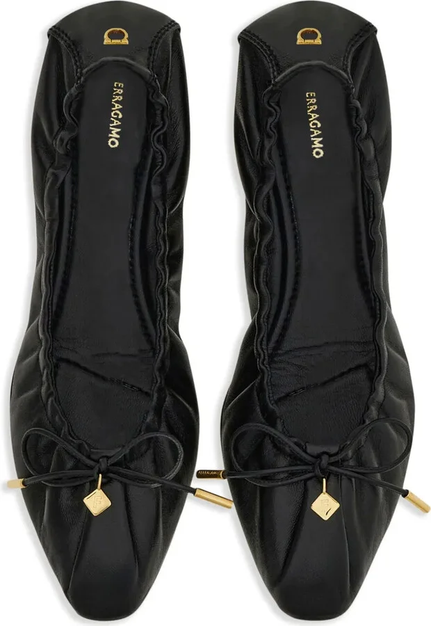 Leather Ballerina Shoes - Image 4