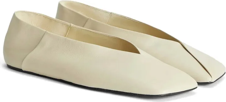 Leather Ballerina Shoes - Image 2