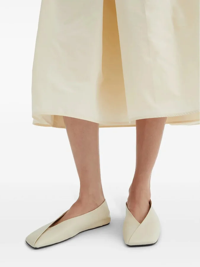 Leather Ballerina Shoes - Image 5