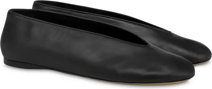 Leather Ballerina Shoes - Image 2