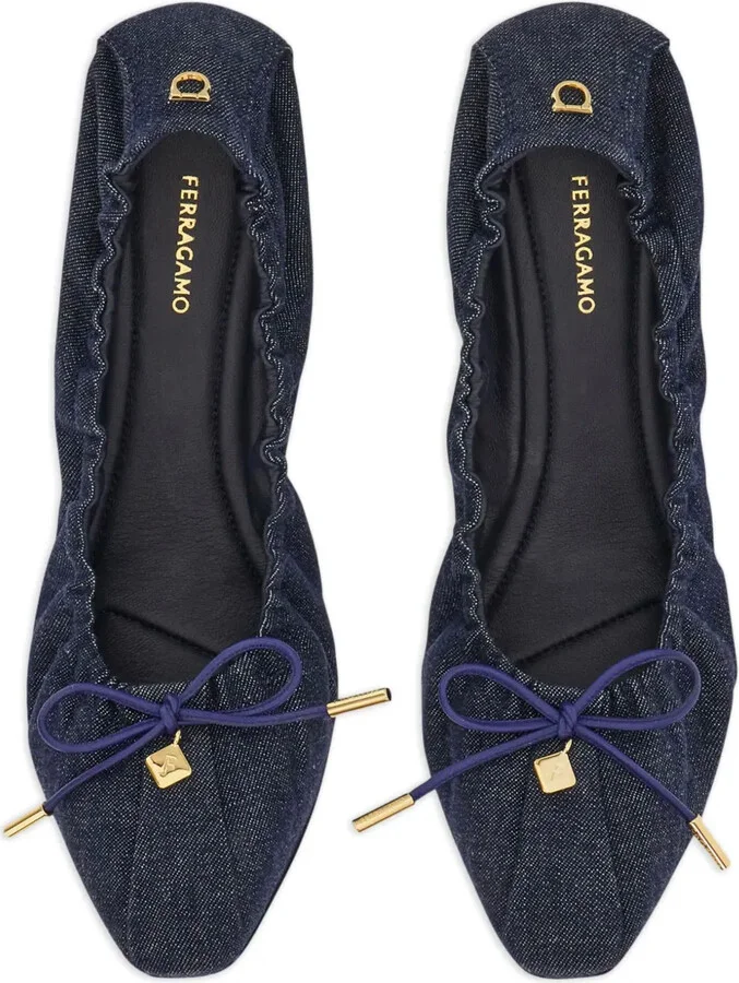 Leather Ballerina Shoes - Image 4
