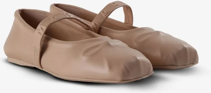 Leather Ballerina Shoes - Image 2