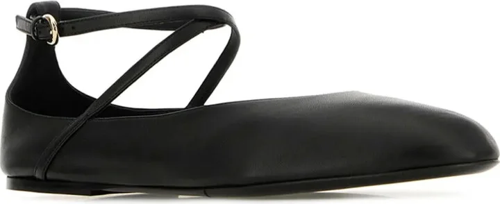 Leather Ballerina Shoes - Image 2