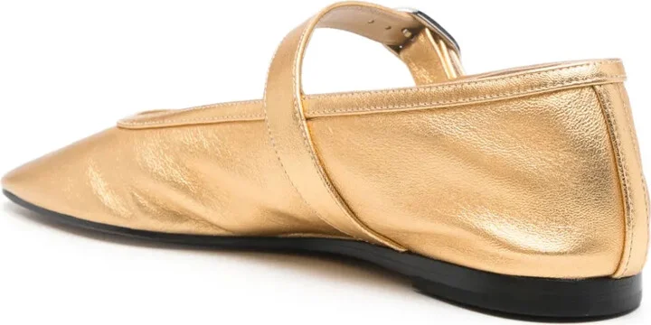 Leather Ballerina Shoes - Image 3