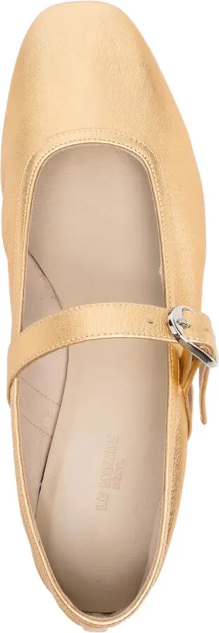 Leather Ballerina Shoes - Image 4