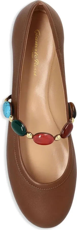 Leather Ballerina Shoes - Image 4
