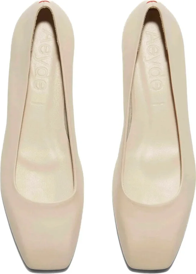 Leather Ballerina Shoes - Image 3