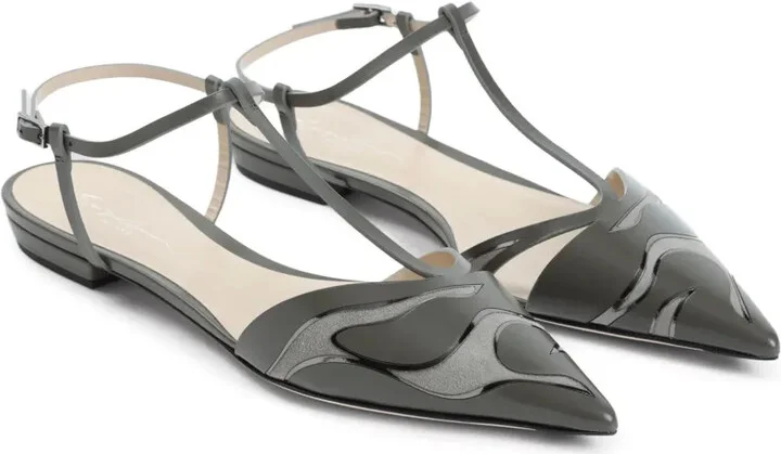 Leather Ballerina Shoes - Image 2