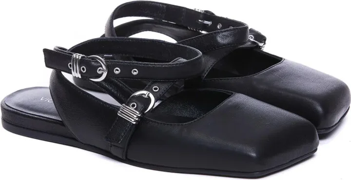 Leather Ballerina Shoes - Image 2