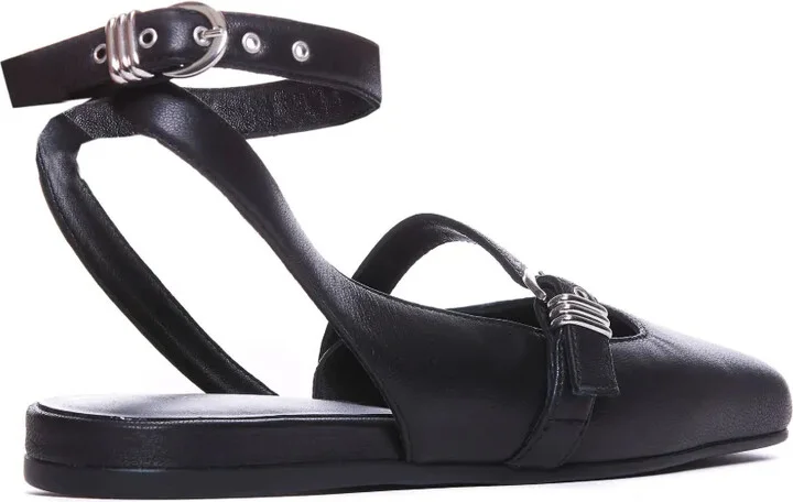 Leather Ballerina Shoes - Image 3