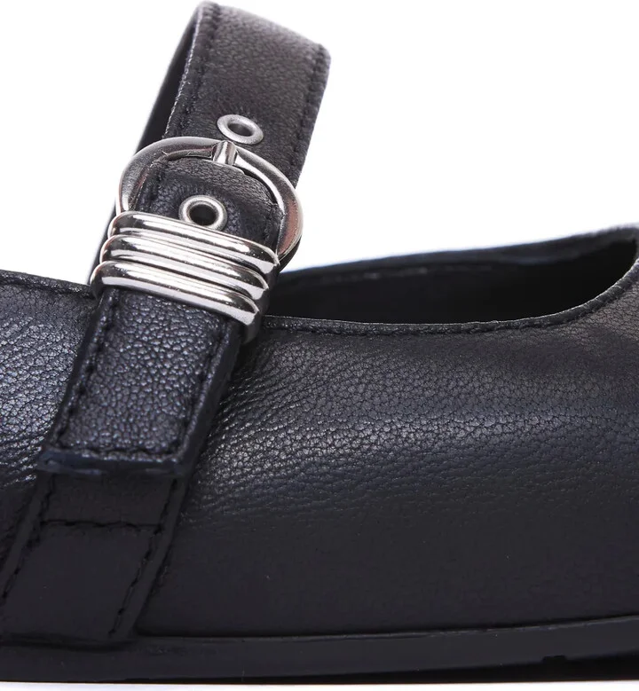 Leather Ballerina Shoes - Image 4