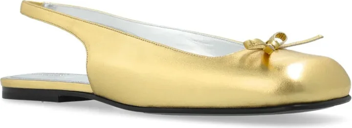 Leather Ballerina Shoes - Image 2