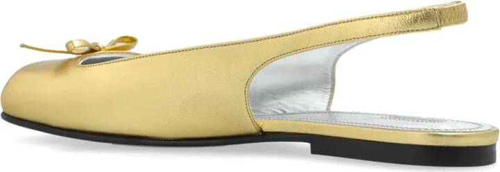 Leather Ballerina Shoes - Image 3