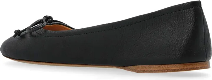 Leather Ballerina Shoes - Image 3