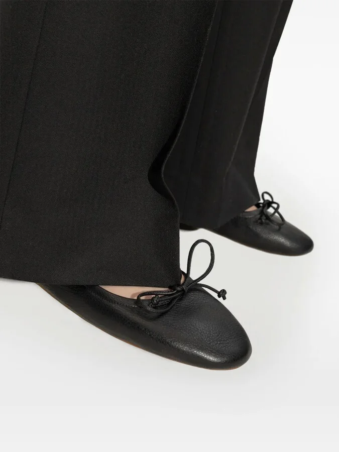 Leather Ballerina Shoes - Image 5