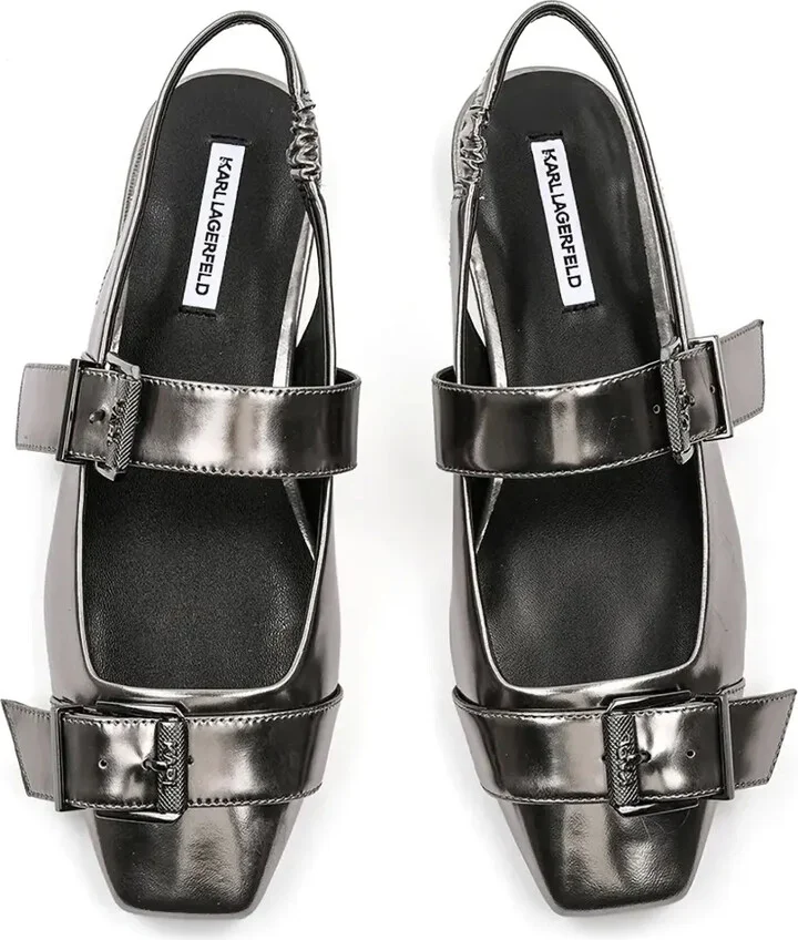 Leather Ballerina Shoes - Image 4