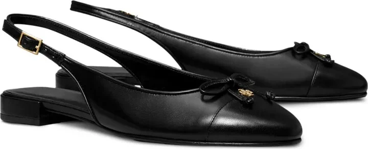 Leather Ballerina Shoes - Image 2