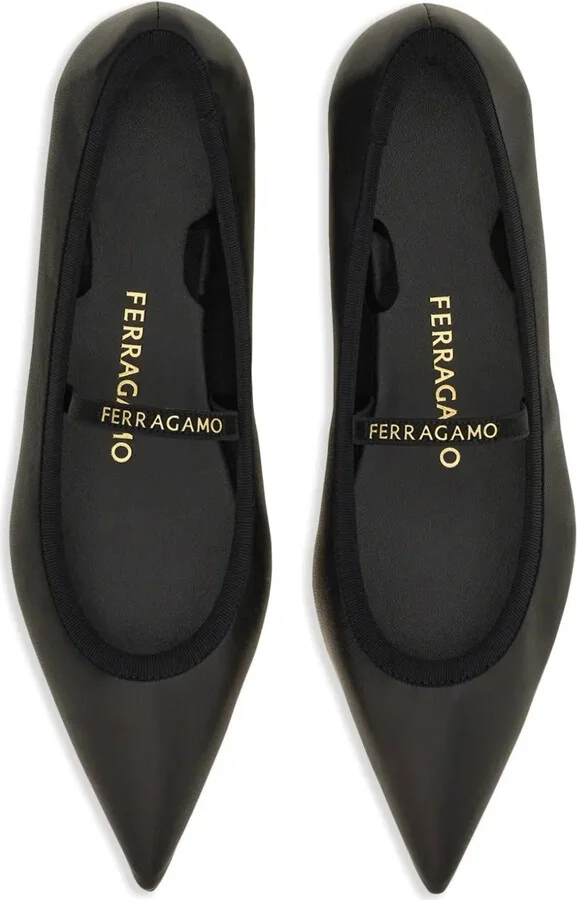 Leather Ballerina Shoes - Image 2