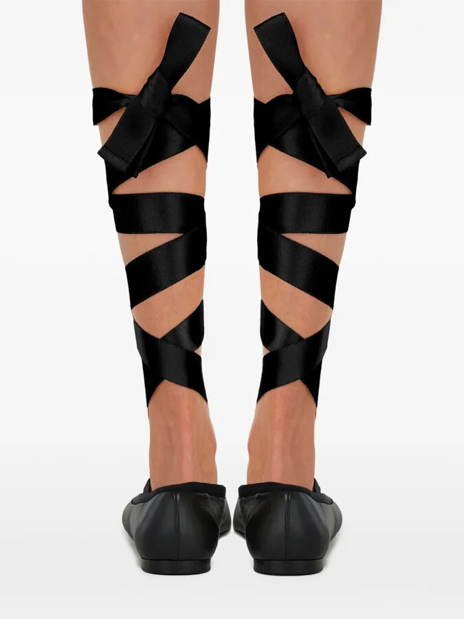 Leather Ballerina Shoes - Image 5