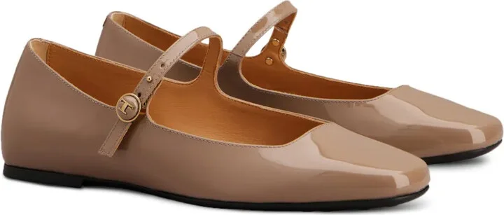 Leather Ballerina Shoes - Image 2
