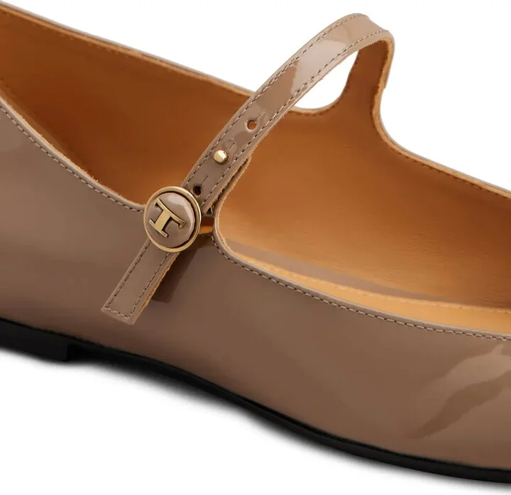 Leather Ballerina Shoes - Image 5