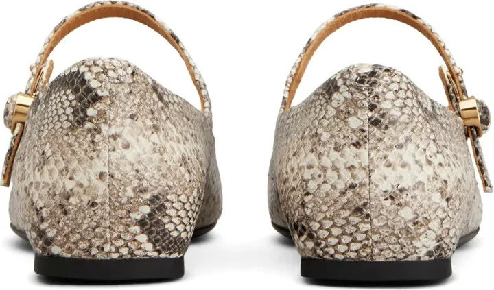 Leather Ballerina Shoes - Image 3