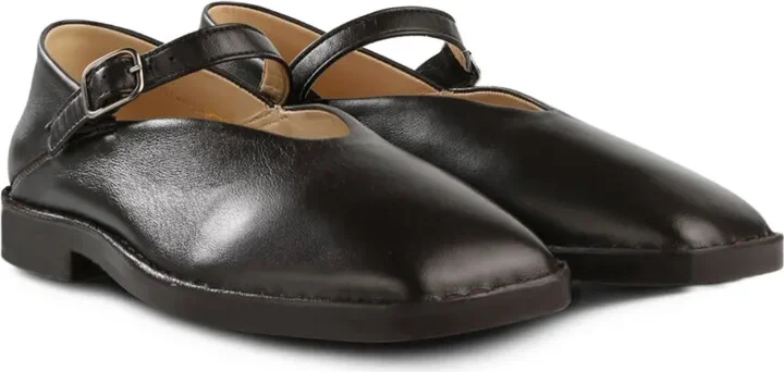 Leather Ballerina Shoes - Image 2