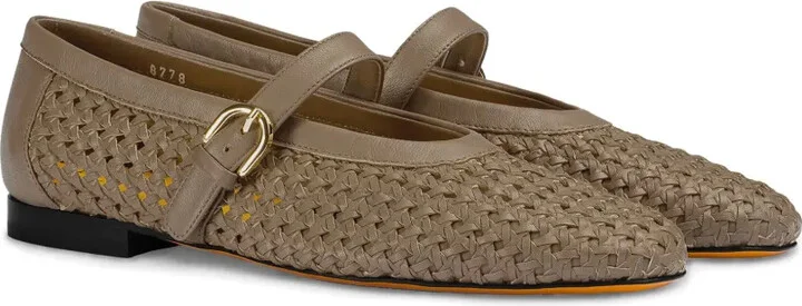 Leather Ballerina Shoes - Image 2