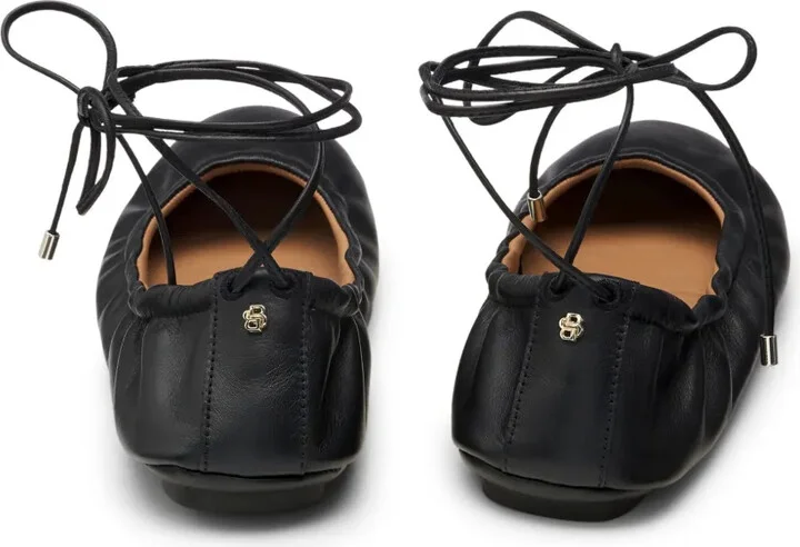 Leather Ballerina Shoes - Image 3