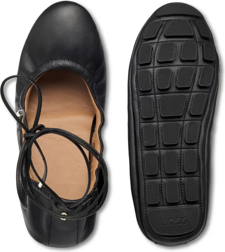 Leather Ballerina Shoes - Image 4