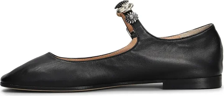 Leather Ballerina Shoes - Image 4