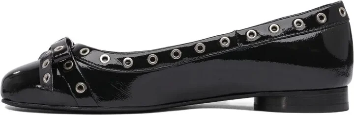 Leather Ballerina Shoes - Image 4