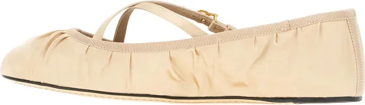 Leather Ballerina Shoes - Image 3