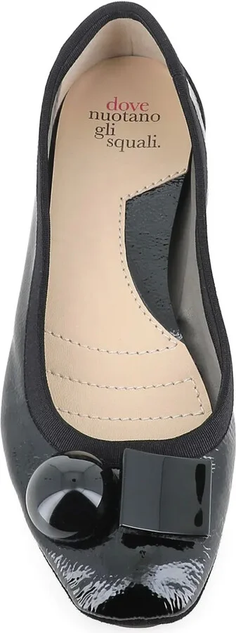 Leather Ballerina Shoes - Image 4