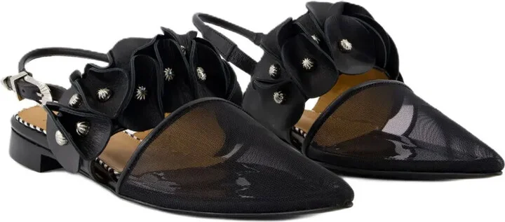 Leather Ballerina Shoes - Image 2