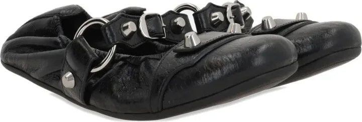 Leather Ballerina Shoes - Image 2