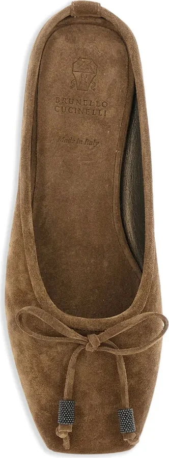 Leather Ballerina Shoes - Image 4