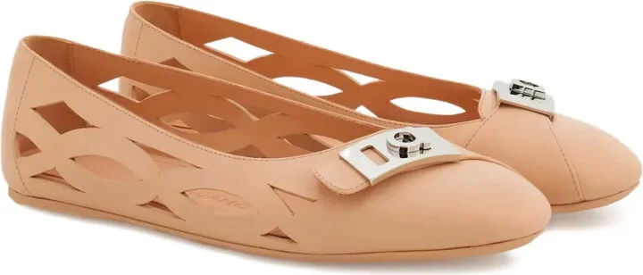 Leather Ballerina Shoes - Image 2