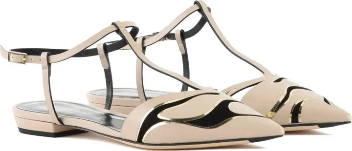 Leather Ballerina Shoes - Image 2