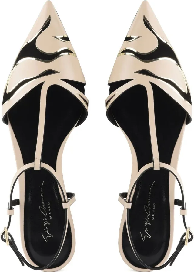 Leather Ballerina Shoes - Image 4